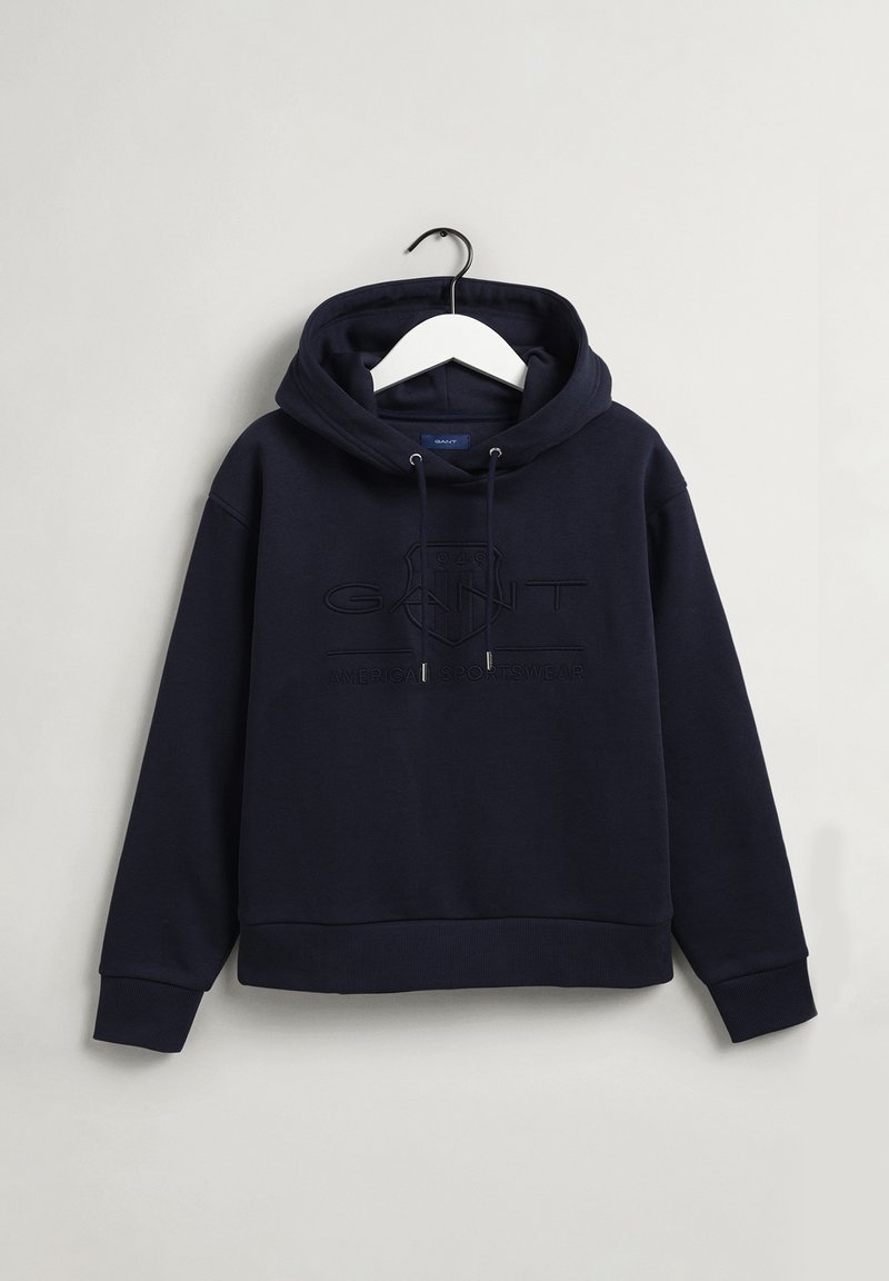 Gant Hoodie donkerblauw