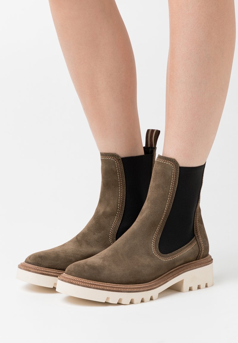 Tamaris Bottines - khaki