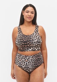 Zizzi WITH PRINT - Bikini-Hose - leo
