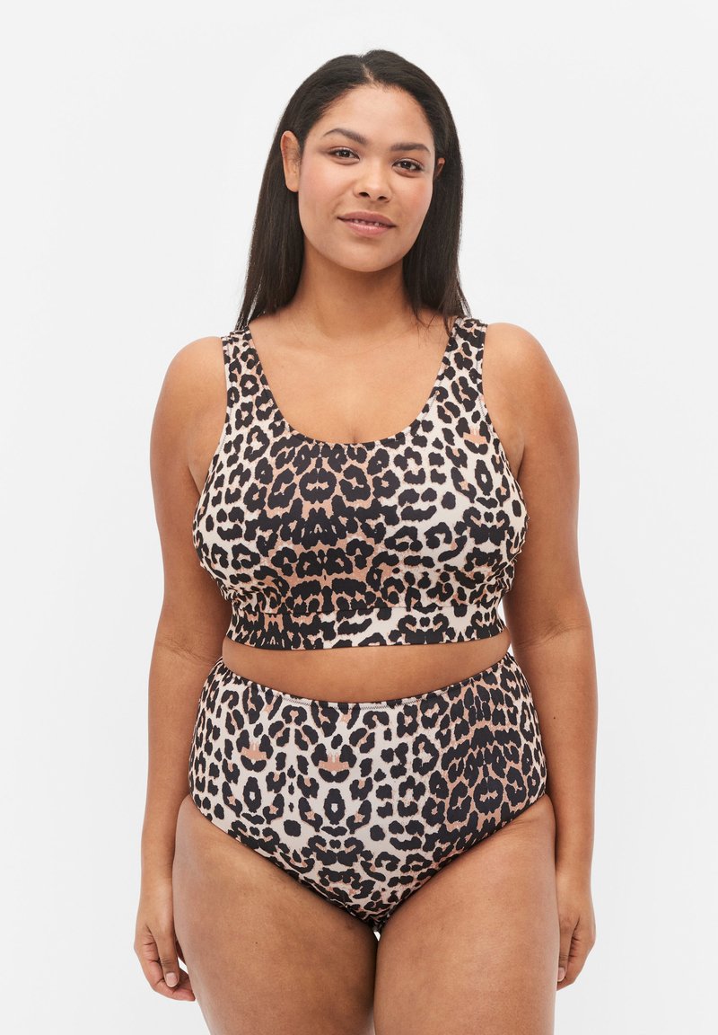 Zizzi WITH PRINT - Bikini-Hose - leo