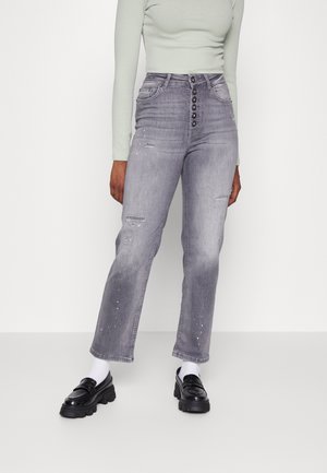 ONLY Petite ONLEVELINA - Straight leg jeans - grey denim