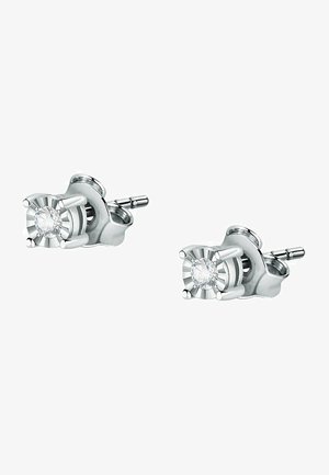 CHRIST Ohrringe - weißgoldfarben