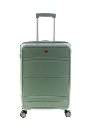 3500 4 ROLLEN TROLLEY 65 CM MIT DEHNFALTE - Luggage - jade green
