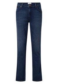 Unselected, dark-blue denim