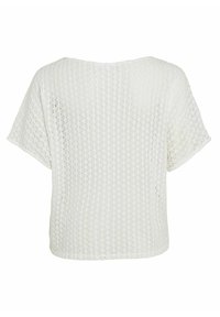 VILA MIT KURZEN ÄRMELN  - T-shirt basic - cloud dancer