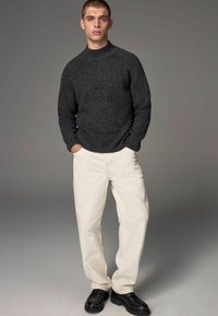 Next - CREW - Jumper - charcoal grey Thumbnail Image 1
