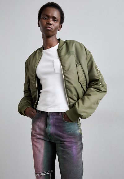 MM6 Maison Margiela PANTS 5 POCKETS - Široke kavbojke - black