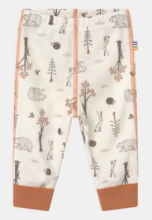 Legging - off-white/brown