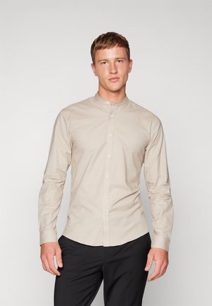 Lindbergh OXFORD MANDARIN SUPERFLEX - Chemise - pale sand mix
