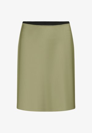 Kaffe, KAHILL CROPPED SKIRT - Falda acampanada - aloe