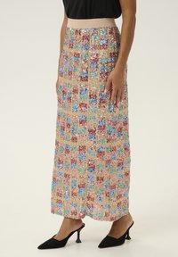 Culture CULTURE  - Fustă maxi - gold blue red sequins