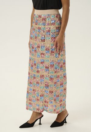 Culture CULTURE - Maxirock - gold blue red sequins