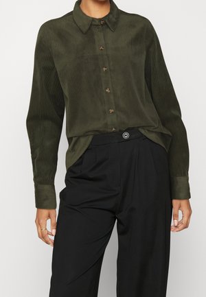Overhemdblouse - dark green
