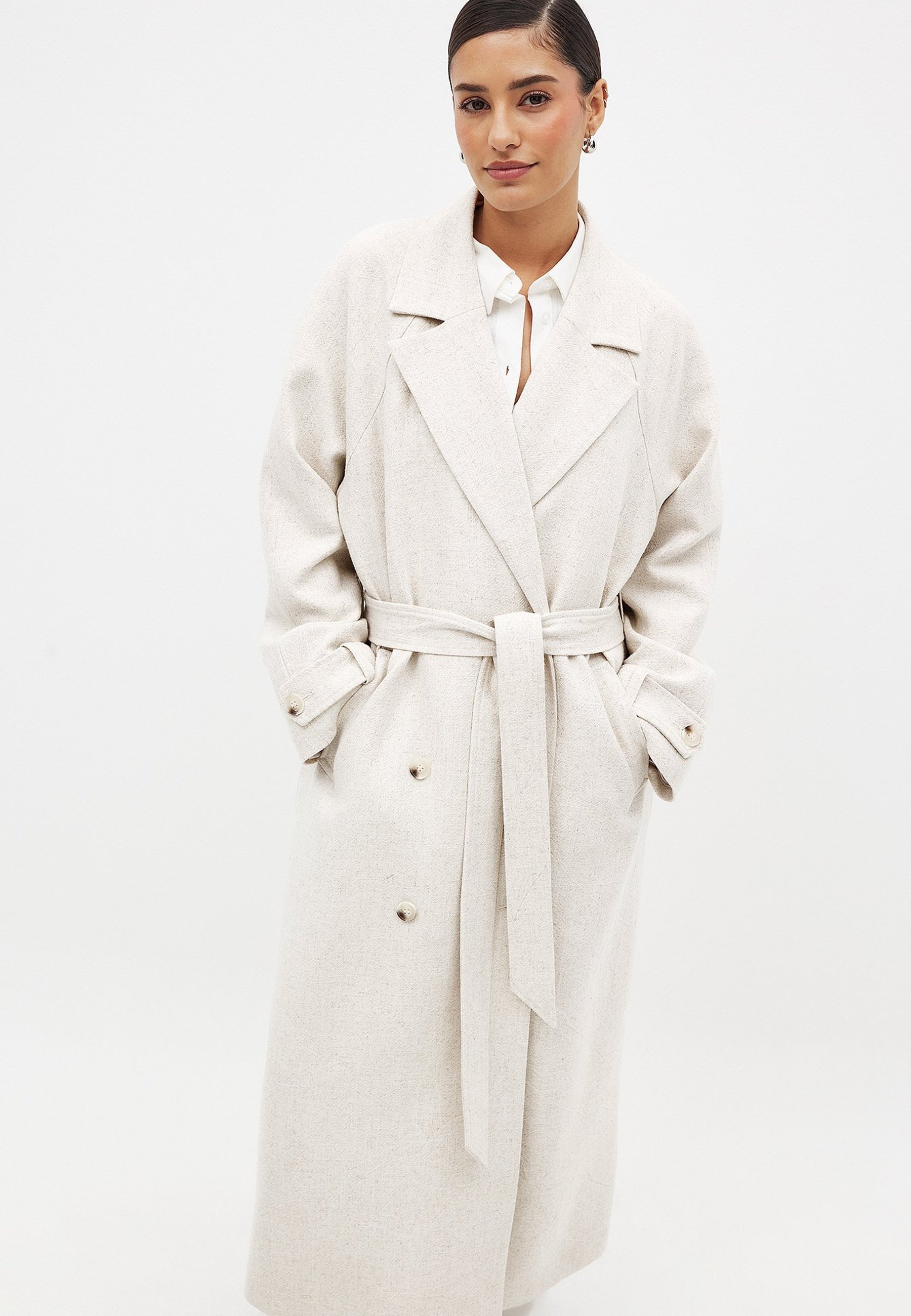 NA-KD Gabardina light beige/beige