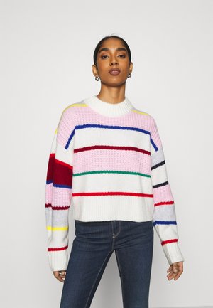 FLAG SLEEVE - Pullover - romantic pink /multi