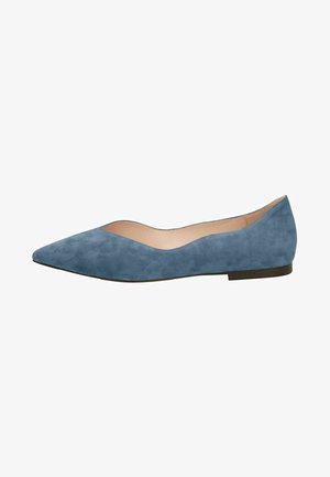 Ballerina's - blue suede