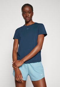 Nike Performance ONE CLASSIC  - Sports T-shirt - armory navy/black