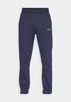 ICONS STRAIGHT HEM CONTRAST LOGO - Pantalon de survêtement - dark blue