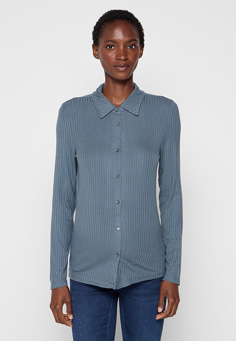 Mamalicious Overhemdblouse donkergrijs Mamalicious Overhemdblouse donkergrijs