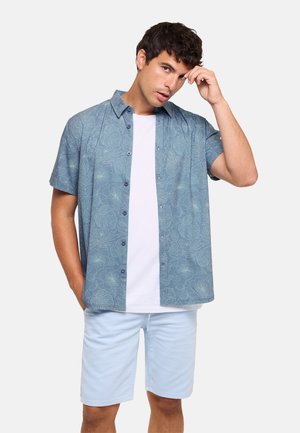 Koala Bay, KOALA BAY CAMISA ESTAMPADO TROPICAL AZUL - FURIOUS - Camisa - azul