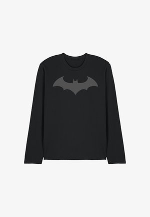 Cotton Soul, BATMAN HUSH LOGO - Long sleeved top - black