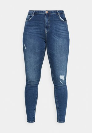 ONLY Carmakoma CARLAOLA LIFE - Skinny džíny - medium blue denim