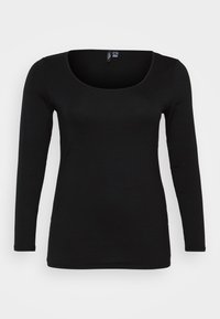 VMPAXI SOFT U NECK - Topper langermet - black