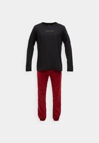 Calvin Klein Underwear TEE JOGGER ICON STRETCH - Set lenjerie de noapte - black