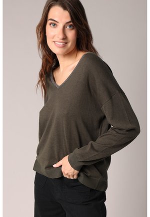 DEELUXE, KARIJA - Pullover - Dark Khaki
