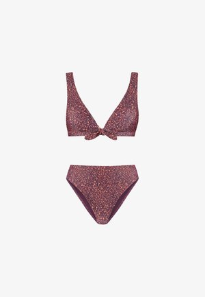 The Sunshine Brand, SET - Bikini - purple purper leopard