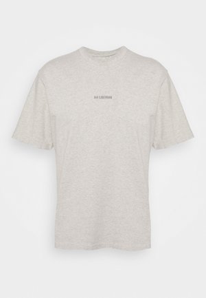 DISTRESSED TEE SHORT SLEEVE LOGO - Basic T-shirt - grey melange