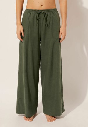 Calzedonia Trousers - grun e dark green