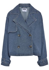 NMARIZONA SHORT - Denim jacket - light blue denim