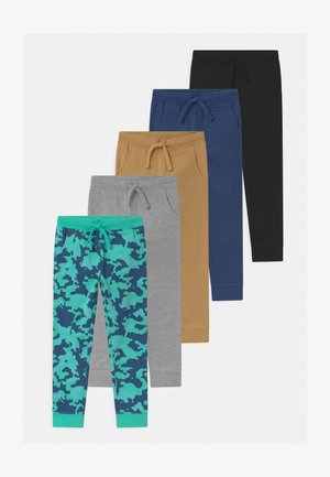 5 PACK - Tracksuit bottoms - grey/tan/dark blue