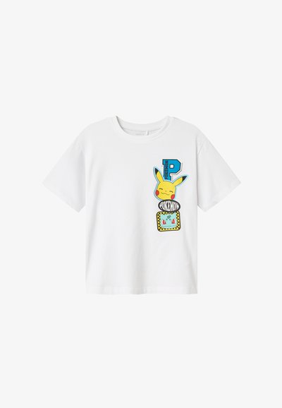 NKMJENO POKEMON - T-shirt imprimé - bright white