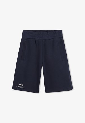 BOSS Kidswear, JOGGING BERMUDA - Pantalones deportivos - bleu cargo