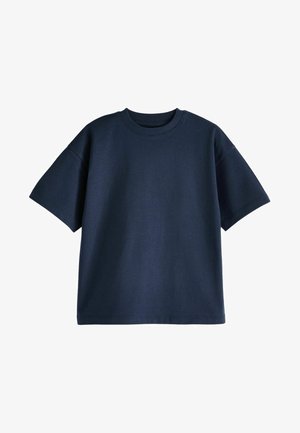 SHORT SLEEVE REGULAR FIT - Camiseta básica - navy blue