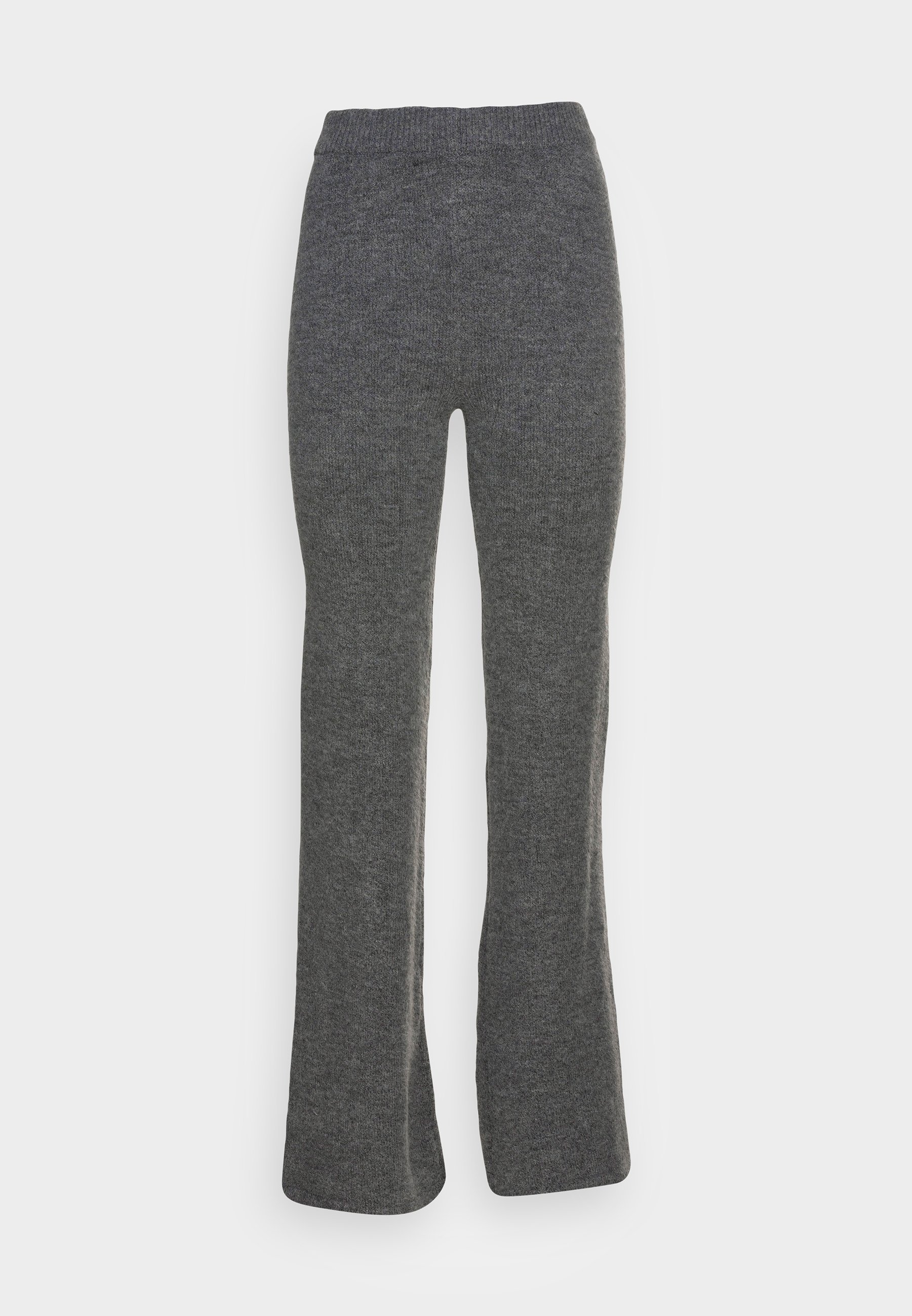 Missguided COSY KNIT WIDE LEG TROUSERS 
