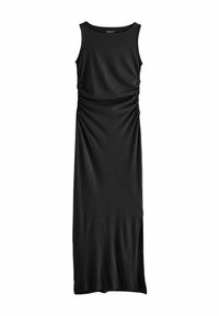 SIDE SEAM RUCHED DETAIL SLEEVELESS - Maxi ruha - black