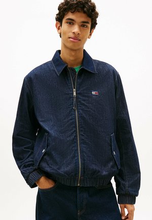 CHAMBRAY  HARRINGTON  - Chaqueta vaquera - denim dark
