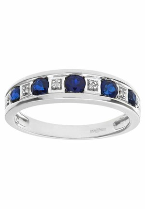 DIAMANT L'ÉTERNEL 9CT ETERNITY WITH SYNTHETIC SAPPHIRE AND DIAMOND - Anillo - silver coloured