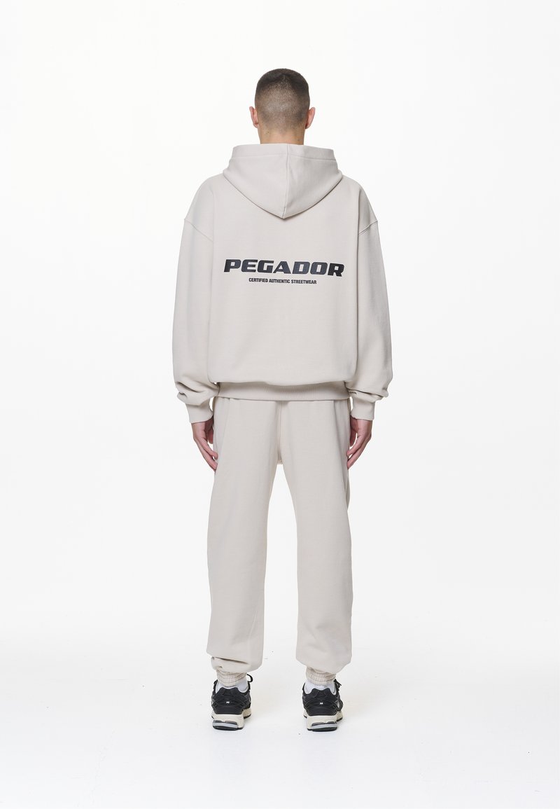 Pegador COLNE LOGO JACKET - Sudadera con cremallera - washed dust cream