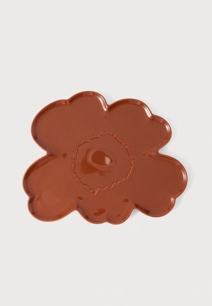 Marimekko, UNIKKO PLATE - Чиния - chestnut
