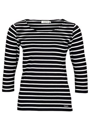 MARINIÈRE STRIPE 3/4 T-SHIRT - T-shirt à manches longues - blanc/braise