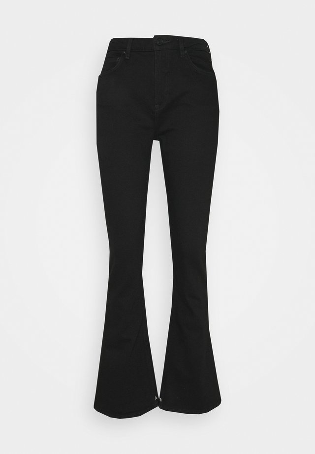 THE CHARM - Flared Jeans - black shadow