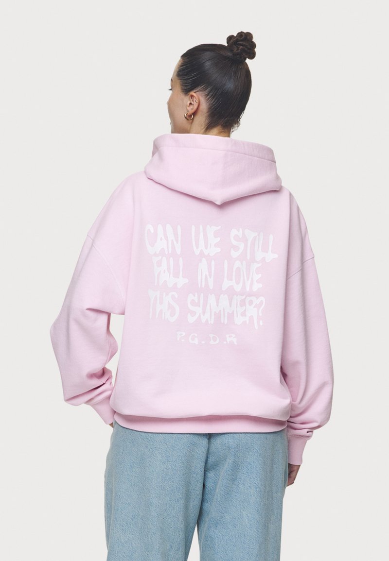 Pegador RAMIRA OVERSIZED - Felpa con zip - washed bubblegum