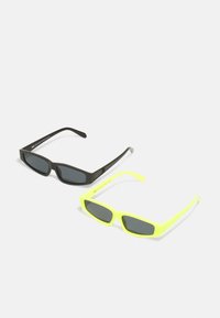 SUNGLASSES LEFKADA UNISEX 2 PACK - Sluneční brýle - neonyellow/black