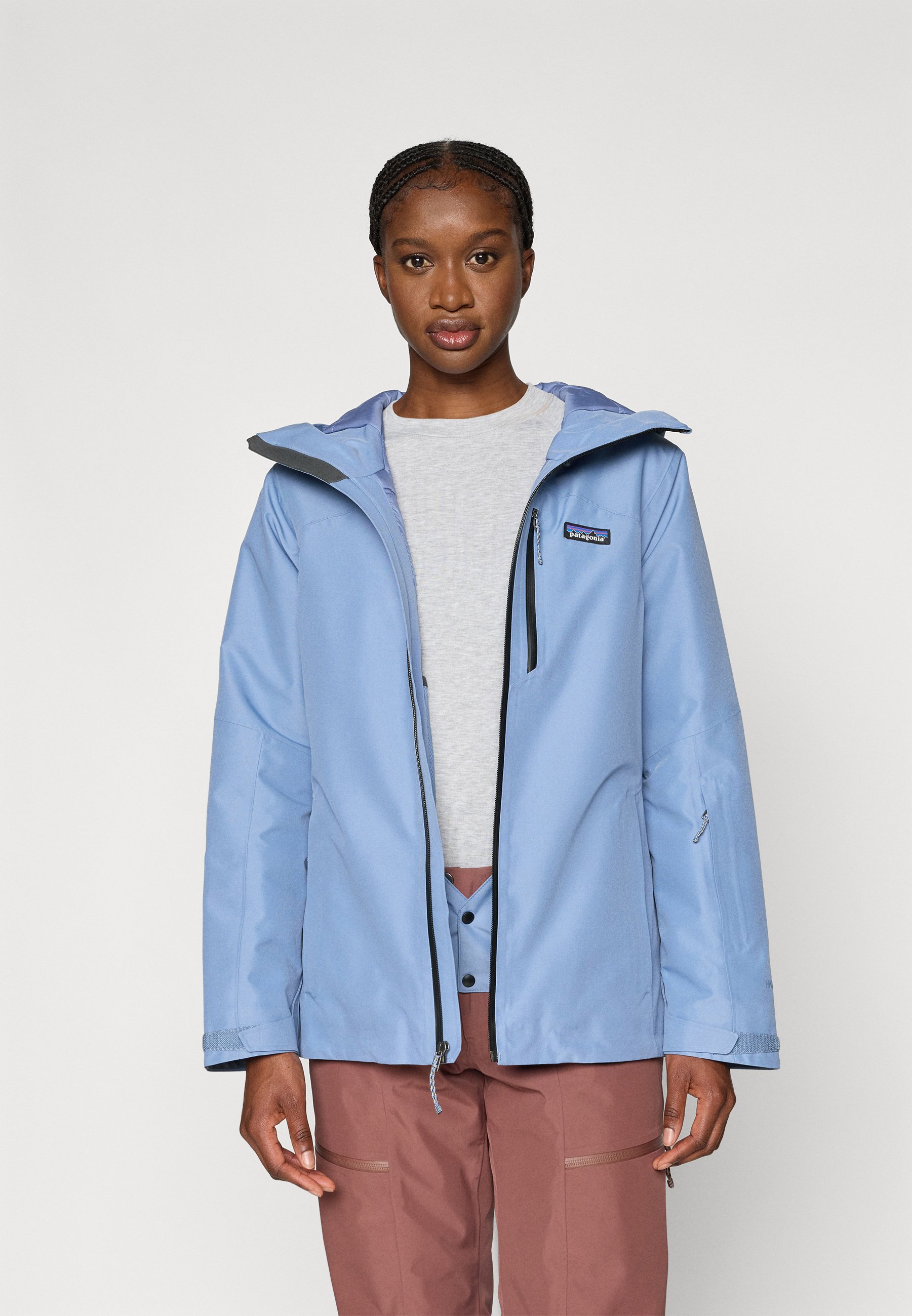 Patagonia INSULATED POWDER TOWN - Snowboard jacket - barnacle blue