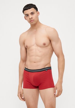 DIM 6 PACK - Boxerbriefs - noir/gris granit/rouge carmin