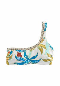 Never Fully Dressed PALM ONE SHOULDER - Bikini augšdaļa - ecru